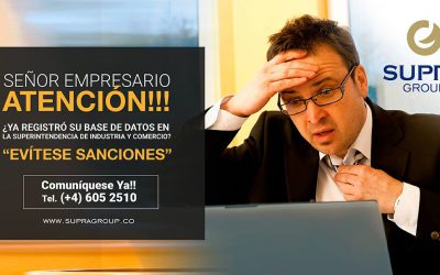 ¿YA REGISTRÓ SU BASE DE DATOS ANTE LA SUPERINTENDENCIA DE INDUSTRIA Y COMERCIO?